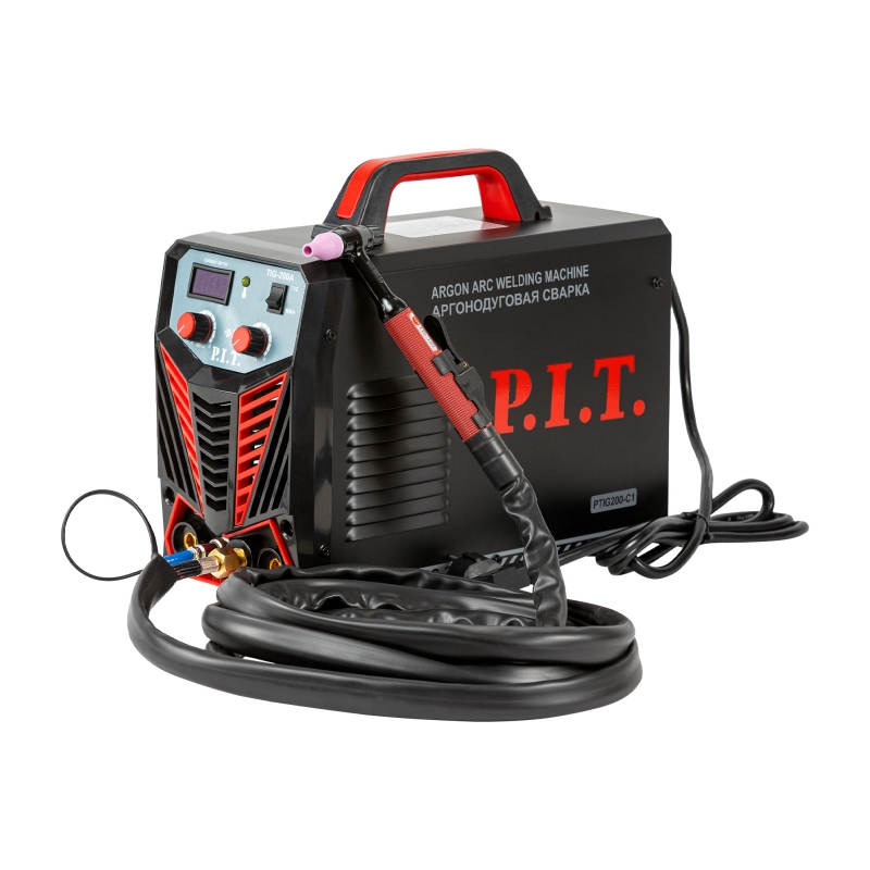 Набор P.I.T. PTIG200-C1, полуавтомат PTIG200-C1 + УШМ PWS125-C6 в Угличе