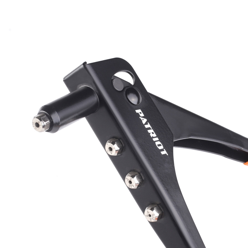Заклепочник для вытяжных заклёпок Patriot RP 240 350007510 (однопозиционный, в комплекте набор заклепок)