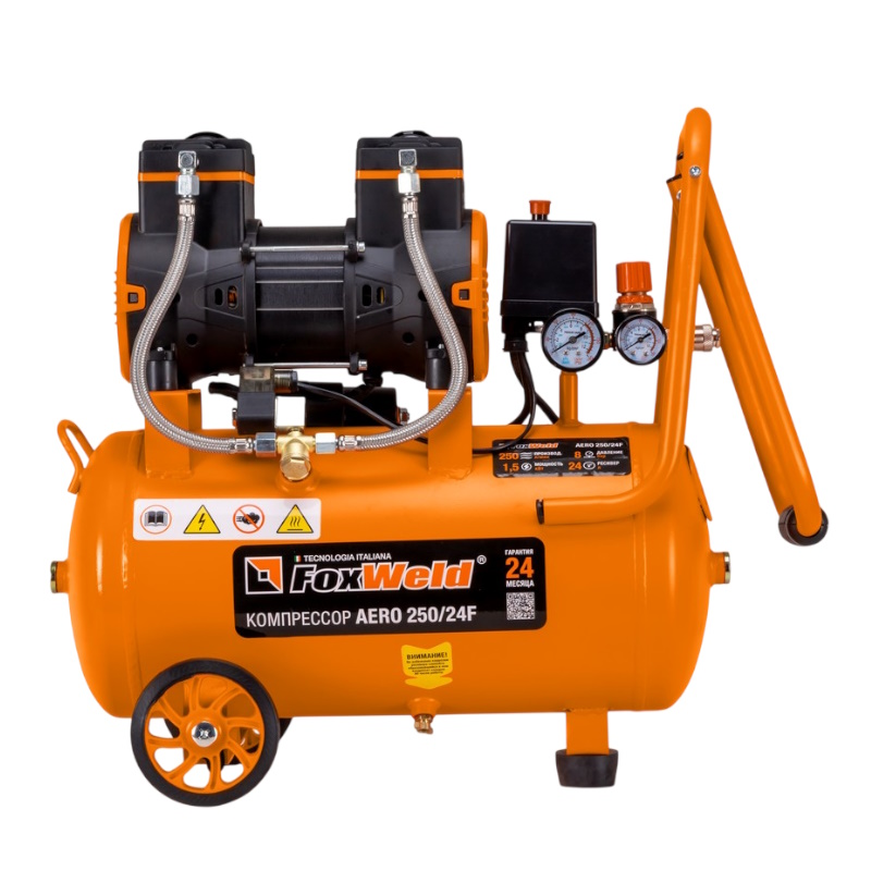 Компрессор безмасляный FoxWeld AERO 250/24F 9983