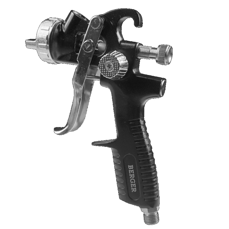 Краскопульт пневматический Berger ГРАУ BG1368 HP 15 мм верхний бачок