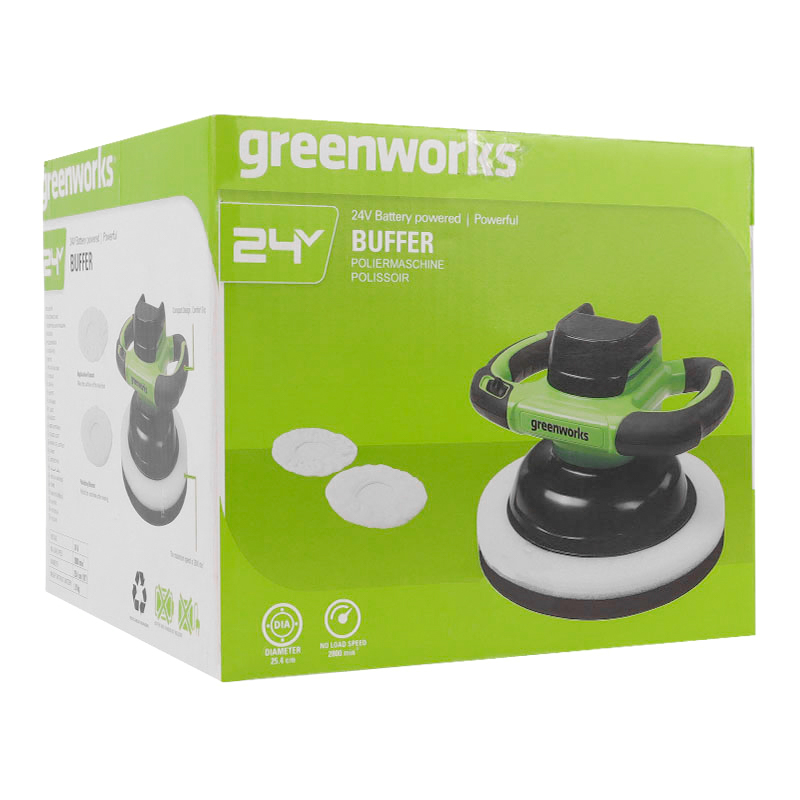 Полировальная машина аккумуляторная Greenworks G24BU10 3502107 в Рыбинске