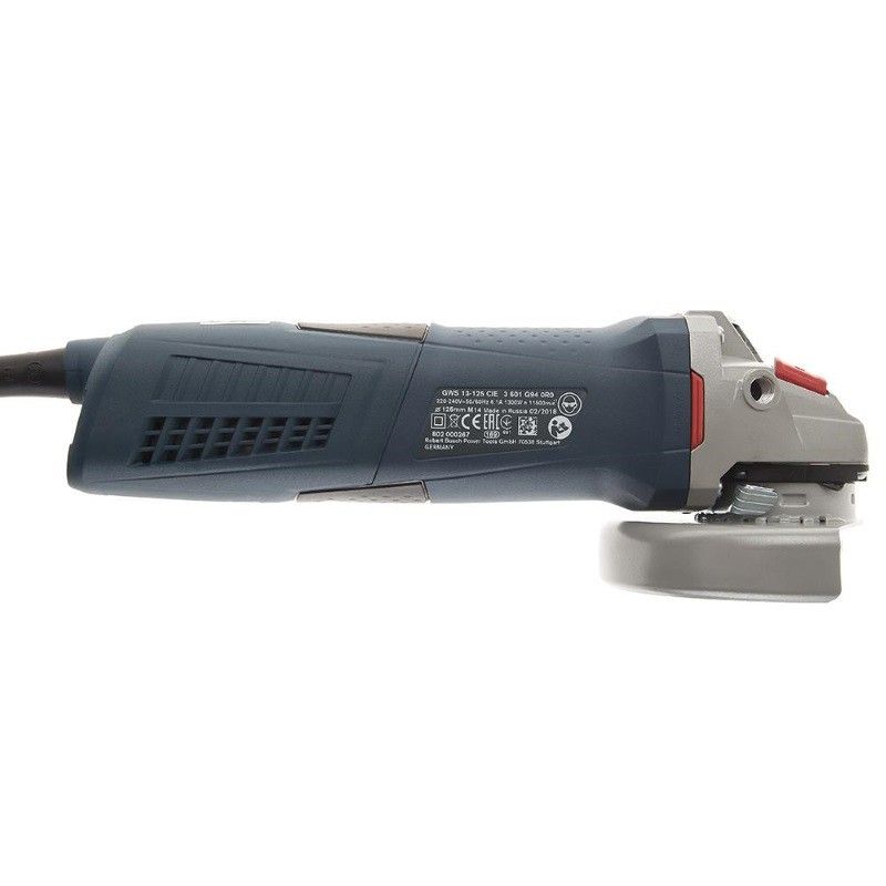 Угловая шлифмашина (болгарка) Bosch GWS 15-125 CIE 0.601.796.002, 125 мм, 1500 Вт, плавный пуск, регулировка оборотов в Твери