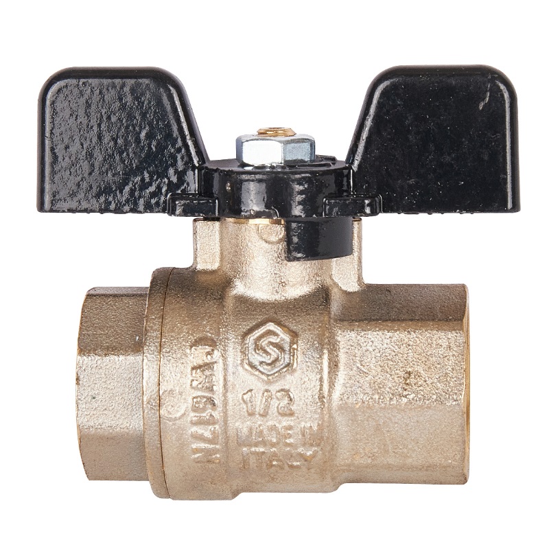 Шаровой полнопроходной кран Stout SVB-0002-000015, ВР/ВР, 1/2", бабочка в Иваново