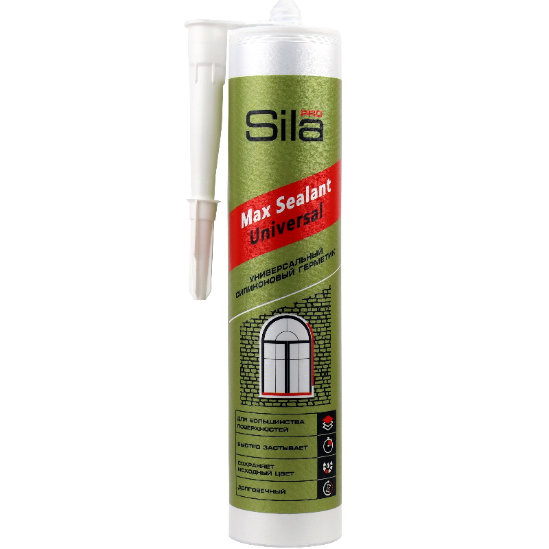 Герметик силиконовый Sila PRO MAX SEALANT US2807, универсальный, беcцветный, 280 мл в Ярославле