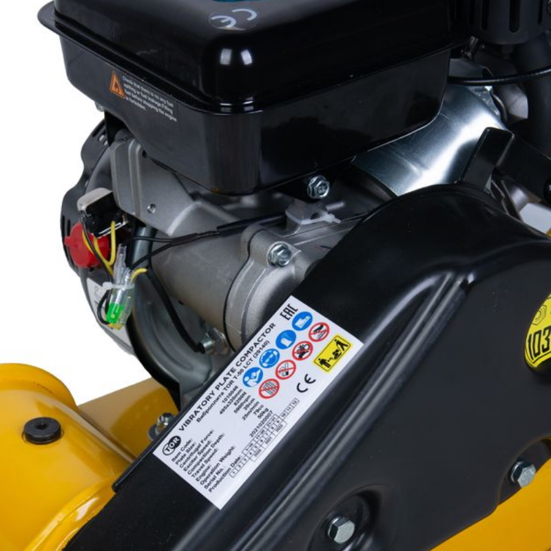 Виброплита TOR T-50 1015792, 48 кг, 8.5 кН, Loncin, коврик, колесный комплект в Угличе