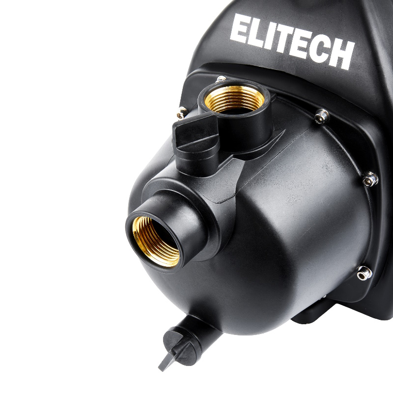 Насос поверхностный Elitech НП 800П 205643, 800 Вт, 2900 л/ч, Н=38 м, Гл=8 м, 4 бар, ч/вод в Иваново