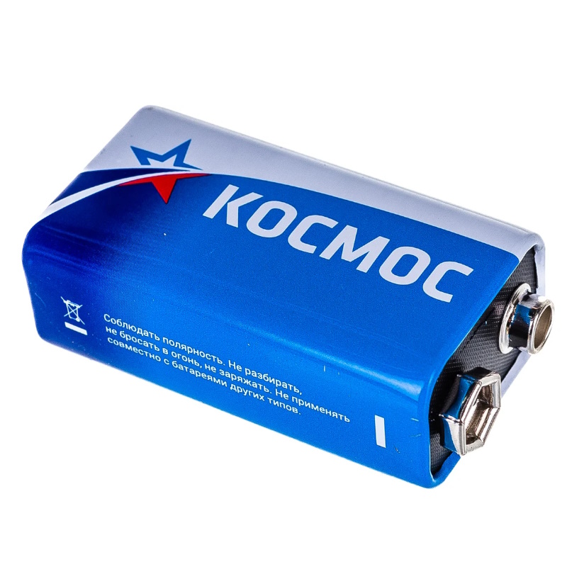 Батарейка "Крона" Космос S 6F22 KOC6F221BL