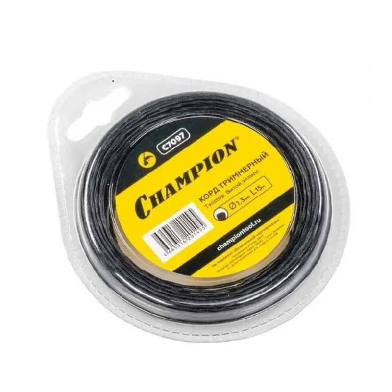 Корд триммерный Champion Ellipse Twist C7097 13мм15м витой эллипс 82₽