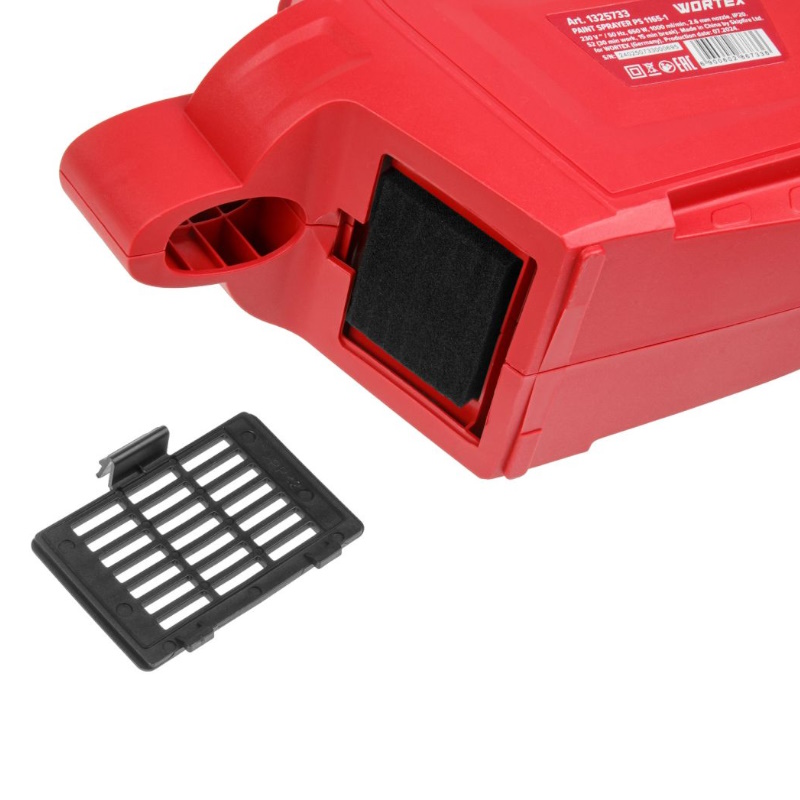 Краскораспылитель электрический Wortex PS 1165-1 1325733, в кор., 650 Вт, 1000 мл/мин, 0.8л бак в Туле