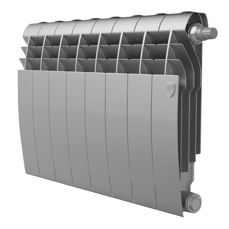 Радиатор Royal Thermo BiLiner 350 Silver Satin VR80 НС-1506301, 8 секций в Туле