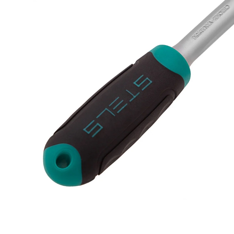 Набор торцевых головок Stels 14125, 1/4", 4-13мм, с трещоточным ключом, CrV, 11шт