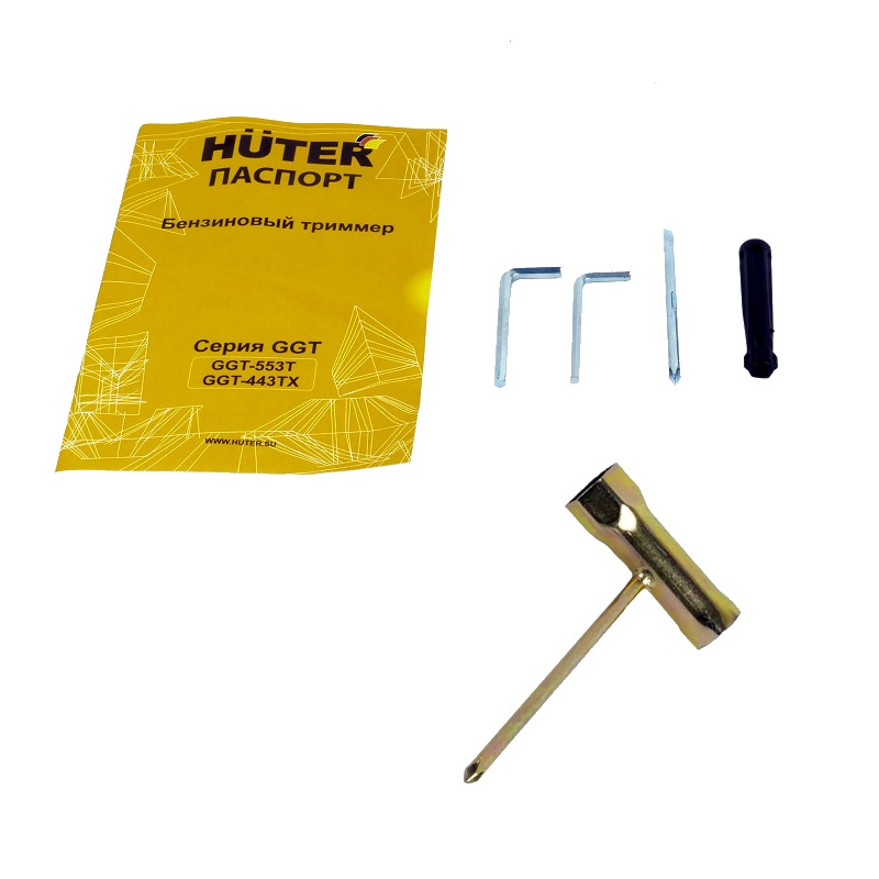Двухтактный бензиновый триммер Huter GGT-443TX 900/70/2/61, прямая штанга, 2 л.с., леска в Рыбинске
