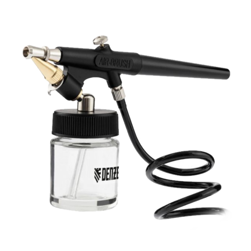 Аэрограф с нижним бачком Denzel AB2 57311 08 мм 22 мл 11 лмин 774₽
