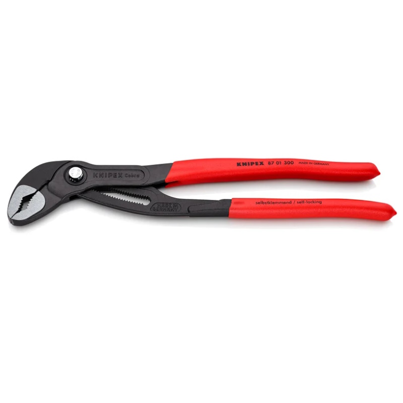 Клещи переставные Knipex COBRA KN-8701300SB, зев 70 мм, длина 300 мм, фосфатированные, обливные ручки в Муроме