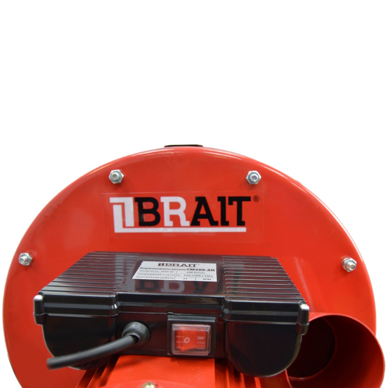 Кормоизмельчитель Brait СМ3000-AN 24.01.005.056, 3кВт, 600кг/ч, 4 сетки 4-16мм, 50Гц, 2850об/мин, со стойкой  в Иваново