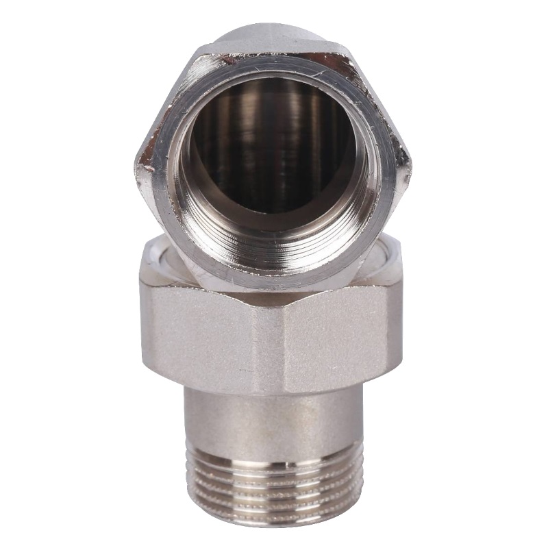 Американка угловая Stout SFT-0057-000034 ВН, 3/4", уплотнение под гайкой o-ring кольцо, никелированное в Переславле