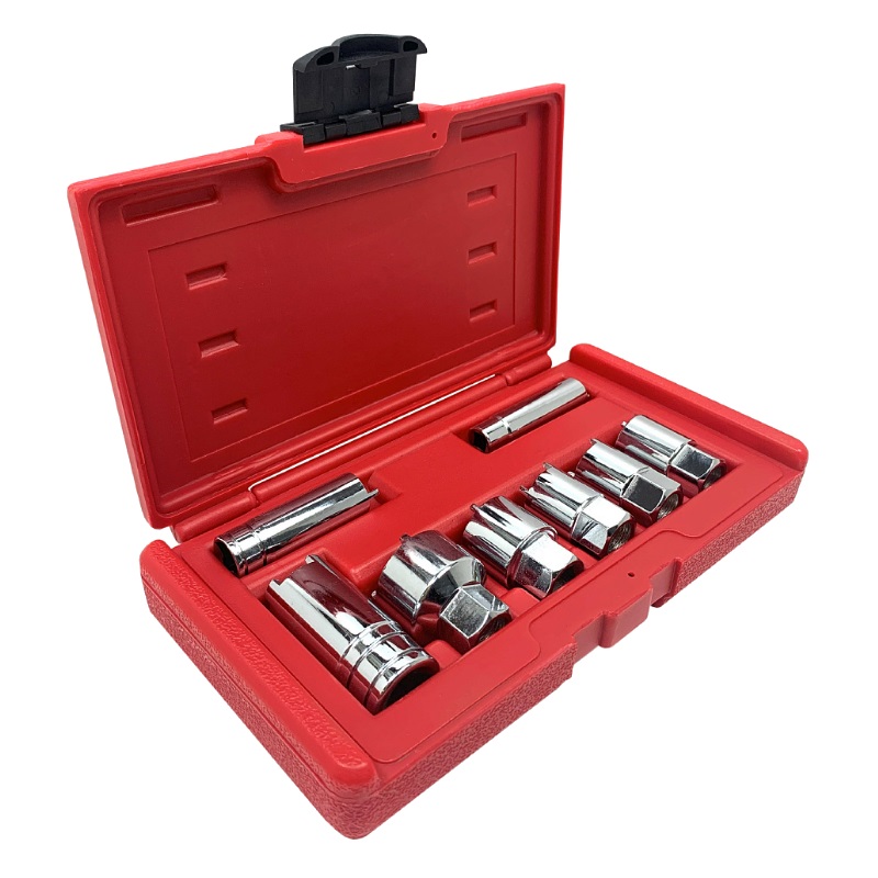 Набор головок корончатых для антенн Kingtool KA-8201, 8 шт.
