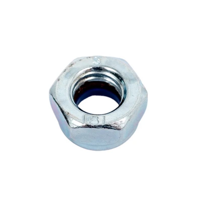 Гайка Зубр 303586-08 DIN 985 с нейлоновым кольцом, M8, 8 шт, кл. пр. 6, оцинкованная в Угличе