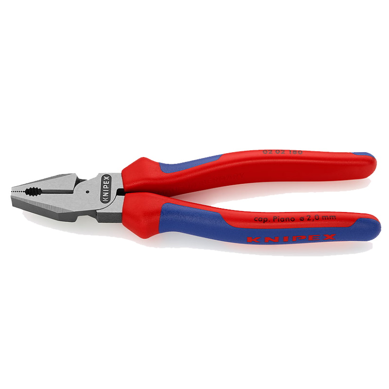 Плоскогубцы комбинированные Knipex KN-0202180SB, особой мощности, 180 мм, фосфатированные, двухкомпонентные ручки в Твери