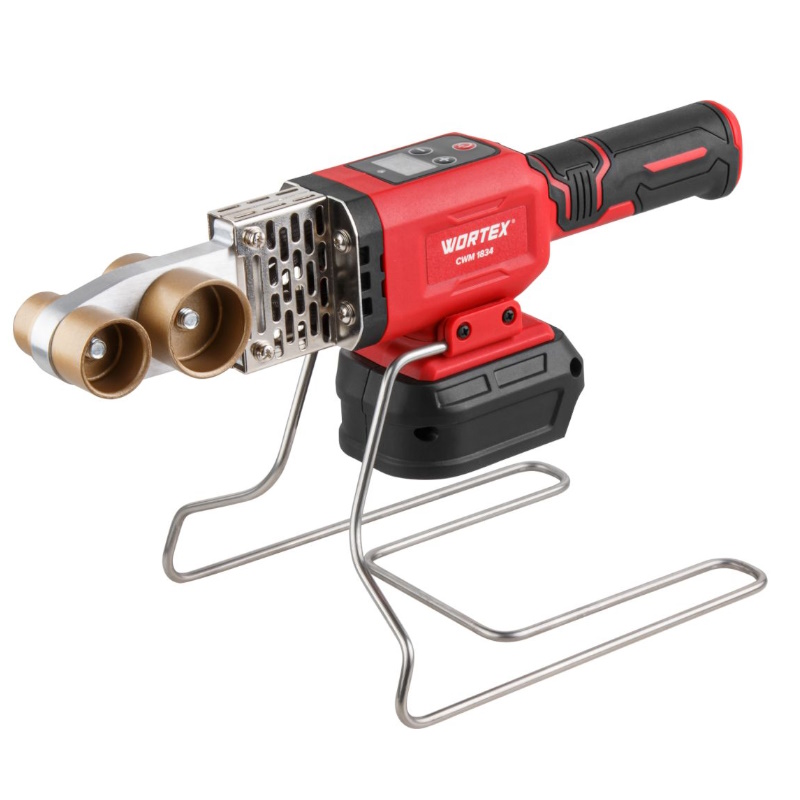 Аккумуляторный сварочный аппарат для полимерных труб Wortex CWM 1834 ALL1 XLT SOLO 1304746 3 насадки 2762₽