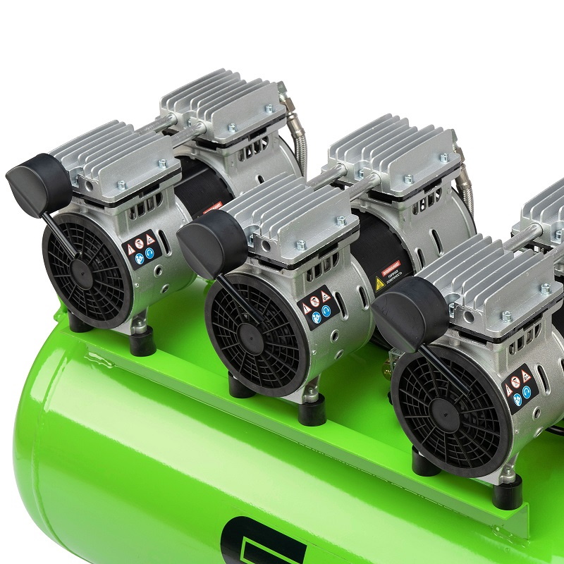 Компрессор безмасляный Сибртех МБ 2250100 58008 малошумный 2250 Вт 100л 400 лмин