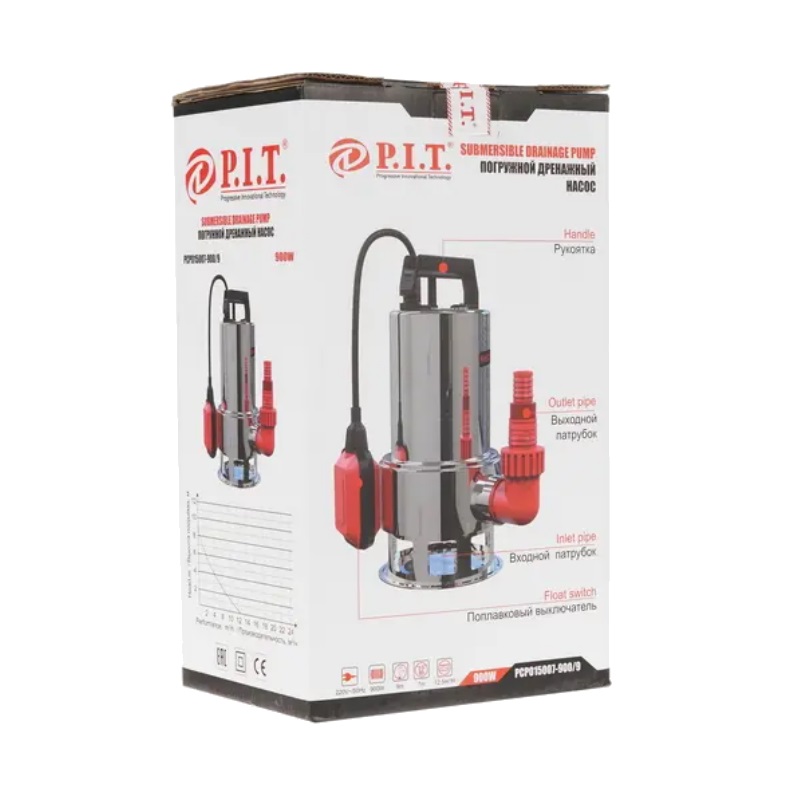 Дренажный насос для грязной воды P.I.T. PCP015007-900/9 в Муроме