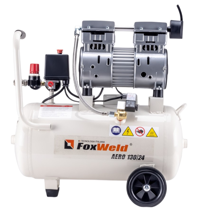 Компрессор безмасляный FoxWeld AERO 130/24 5374, oil-free  в Костроме