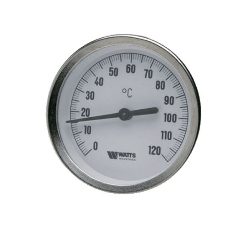 Биметаллический погружной термометр Watts Т80/100 Ду (80 мм) в Переславле