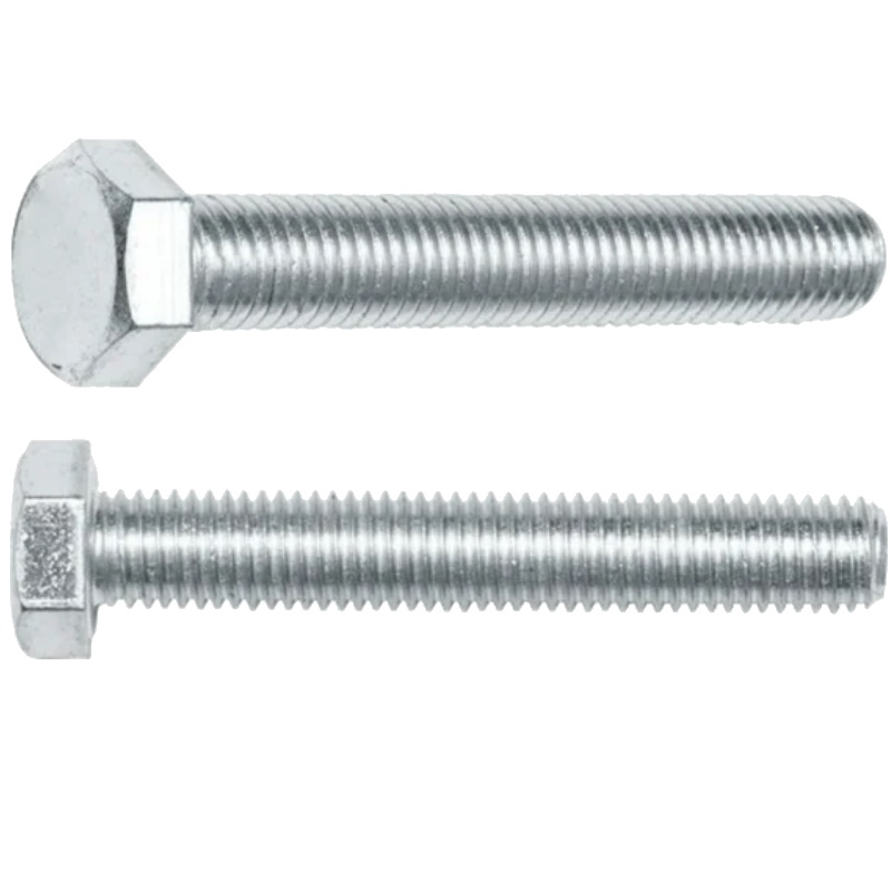Болт Starfix SMV1-27653-5, М20х200 мм, шестигранный, цинк, класс прочности 5.8, DIN 933, 5 кг