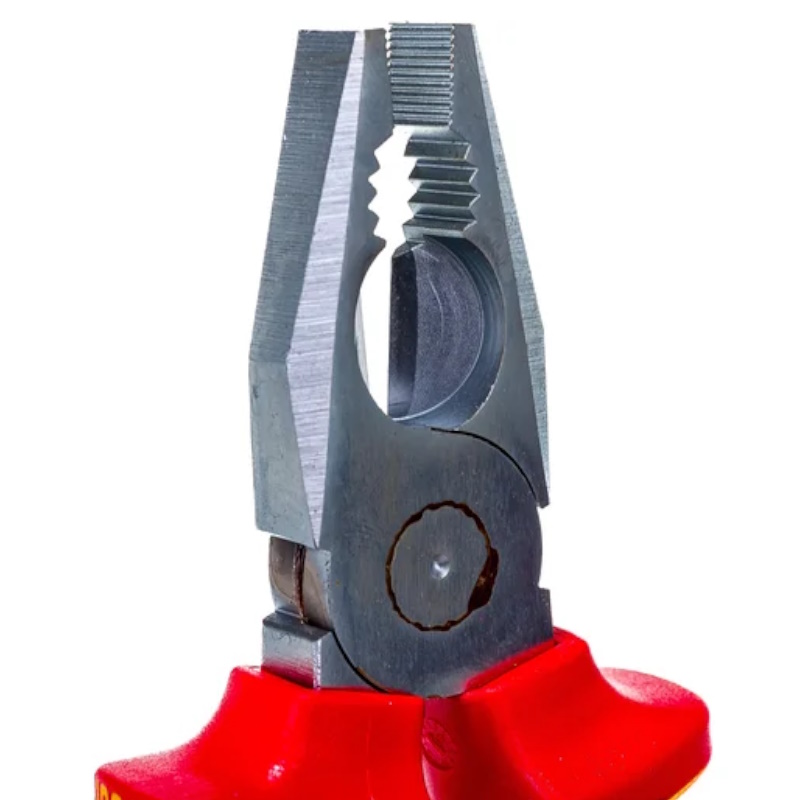 Плоскогубцы комбинированные Knipex KN-0306180SB, VDE, 180 мм, хром, 2-комп диэлектрические ручки, SB в Коврове