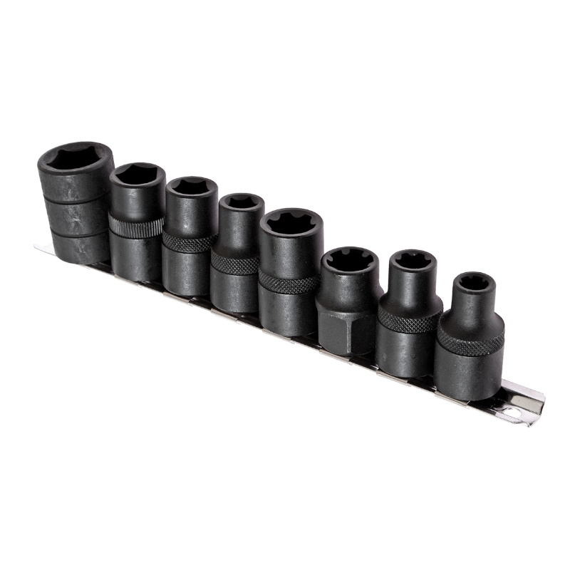 Набор головок специальных JTC JTC-4917S, 1/2", 5-гранных, RIBE, 8 предметов