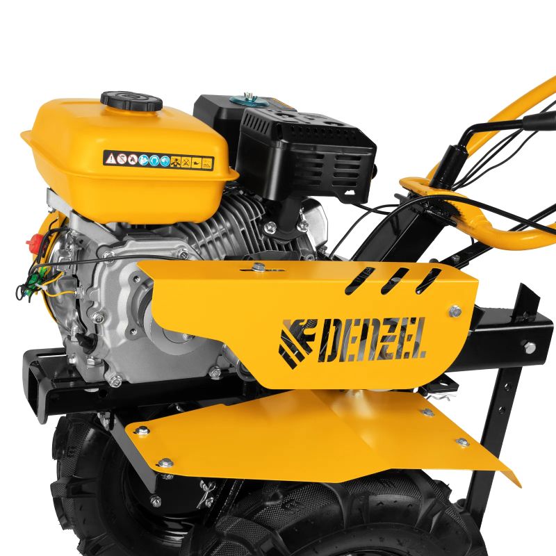 Бензиновый мотоблок Denzel DPT-270S, 7 л.с., 2 вперед / 1 назад, редуктор шестерёнчато-цепной, 56442 в Муроме