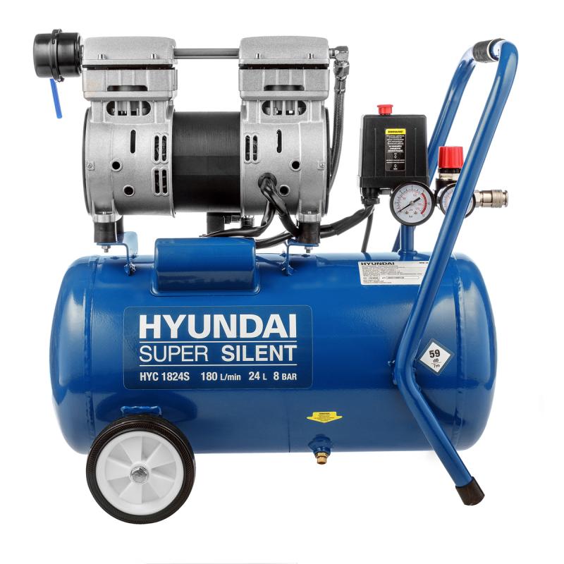 Компрессор безмасляный Hyundai HYC 1824S 29702 в Переславле