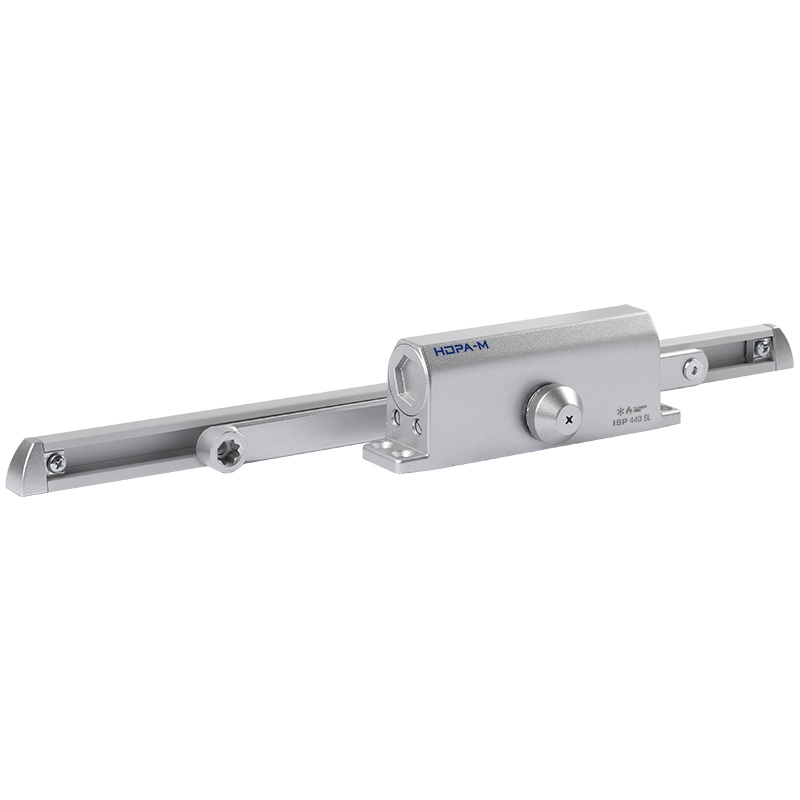 Доводчик дверной Нора-М ISPARUS 440 Slider 18782, от 70 до 130 кг, серебро, со скользящей тягой