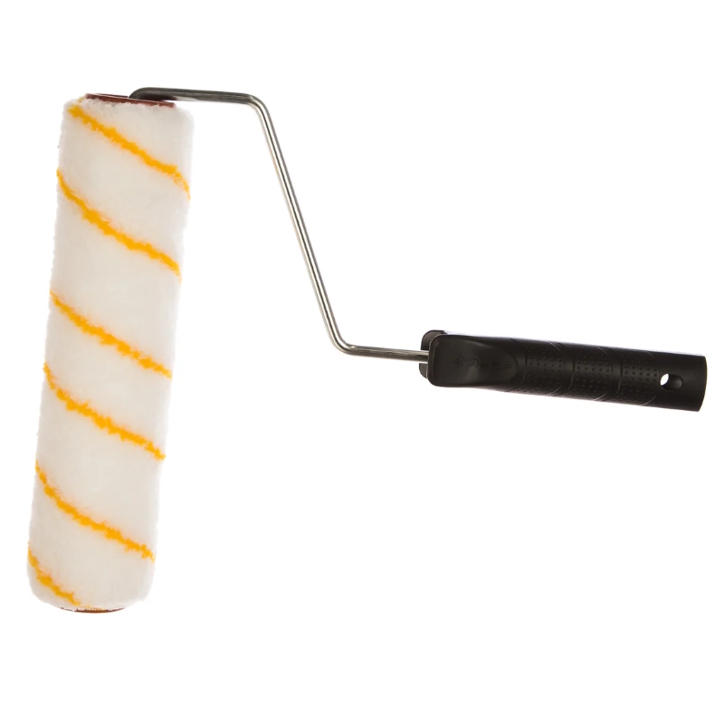 Малярный валик Зубр ОПТИМА-ГИРПАИНТ 03516-24 все виды ЛКМ для ровных поверхностей полиэстр ворс 12 мм бюгель 6 мм 40х240мм 128₽