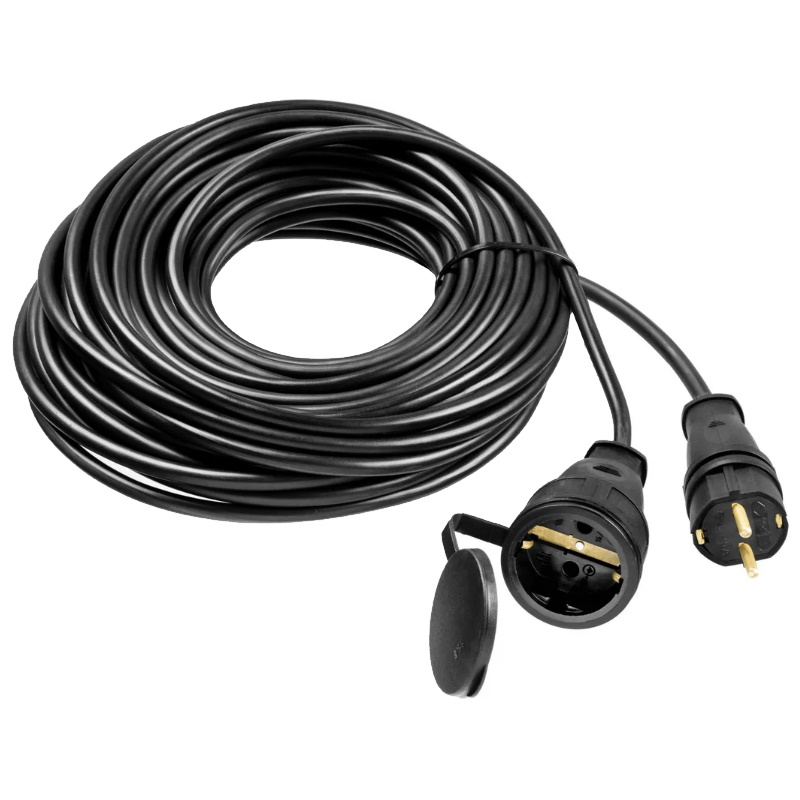 Силовой удлинитель-шнур Stayer RC-315 55026-20, КГ, 3 x 1.5 мм2, 20 м, 3700 Вт, IP44  в Твери