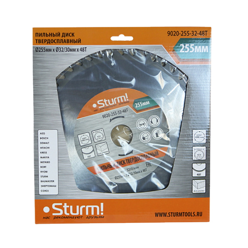 Диск пильный Sturm 9020-255-32-48T во Владимире