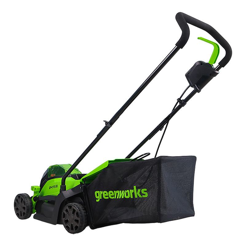 Газонокосилка аккумуляторная 24В VT Greenworks GD24LM33K4 (узкая, 1хАКБ 4Ач, ЗУ) 2516107UB