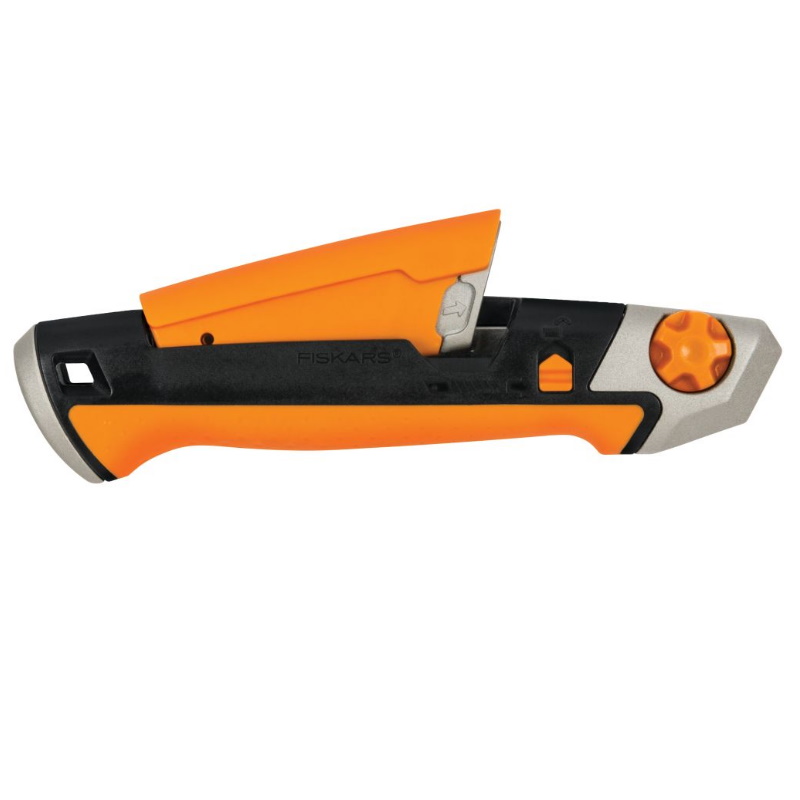 Нож Fiskars CarbonMax 1027227, с выдвижным, сменным лезвием, 18 мм