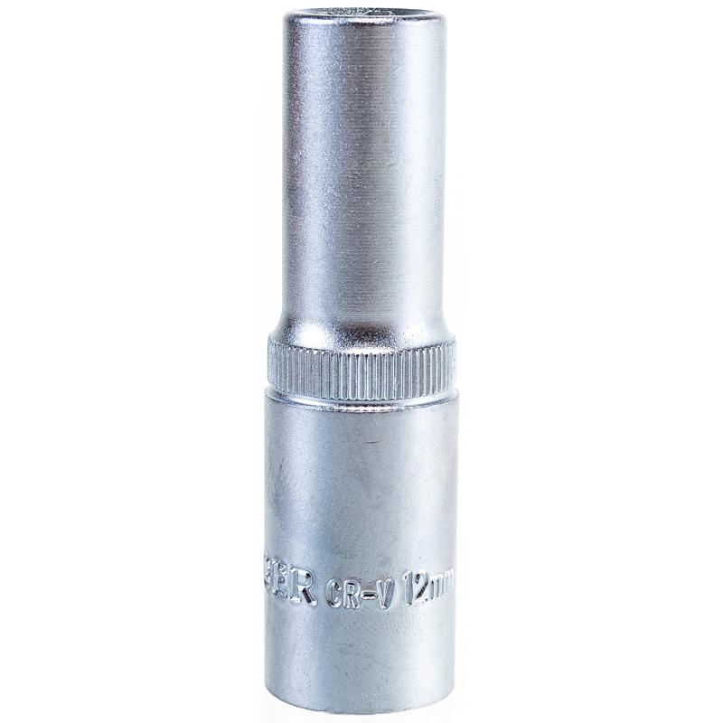 Удлиненная торцевая головка Berger BG-12SD12 SuperLock (посадочный квадрат 1/2 дюйма, размер 12мм, 6-гранный тип) в Туле