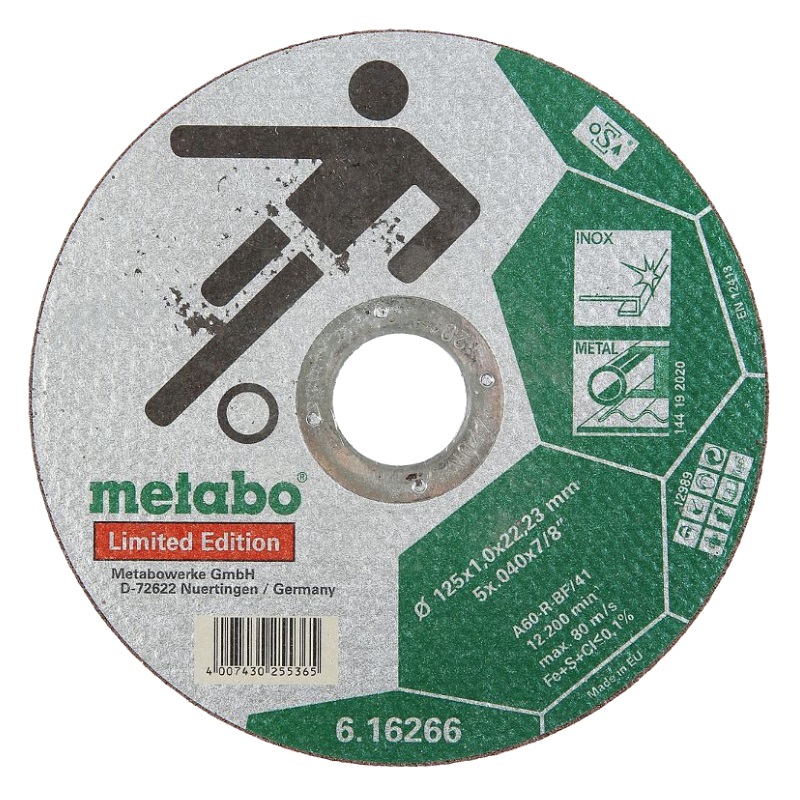Круг отрезной Metabo Limited Edition 616266000 125*1,0 в Туле