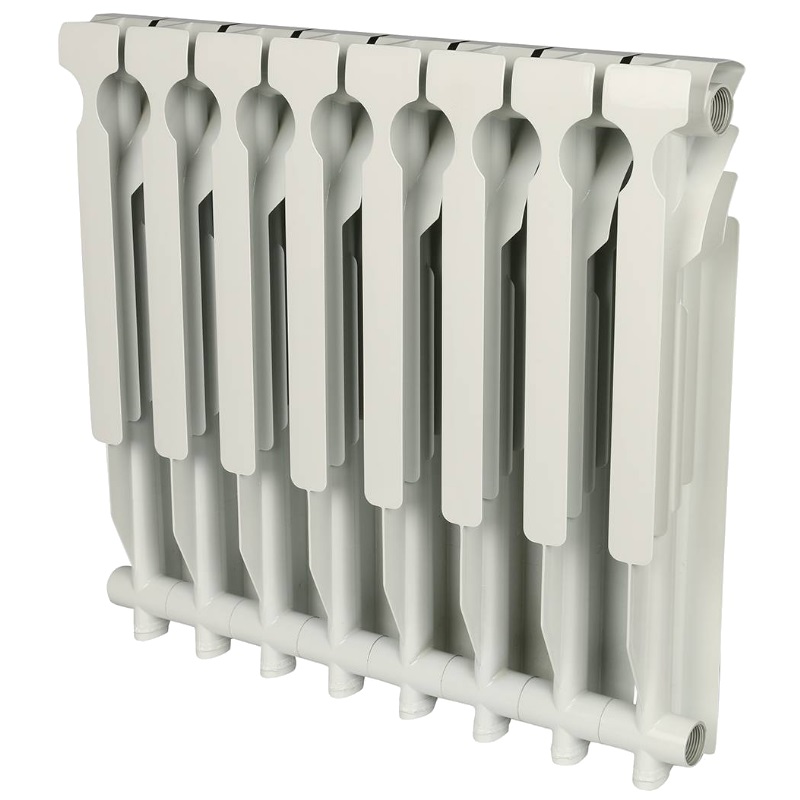 Радиатор алюминиевый Rommer Plus 500 RAL-3210-050008, 8 секций в Костроме
