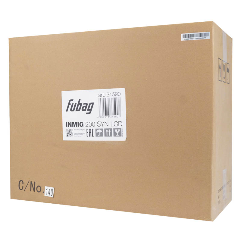Сварочный полуавтомат инвертор Fubag INMIG 200 SYN LCD горелка FB 250 3 м