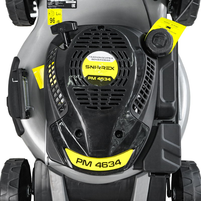 Газонокосилка бензиновая Snirrex PM4634, 3,4 л.с., ширина скашивания 46 см, самоходная в Угличе