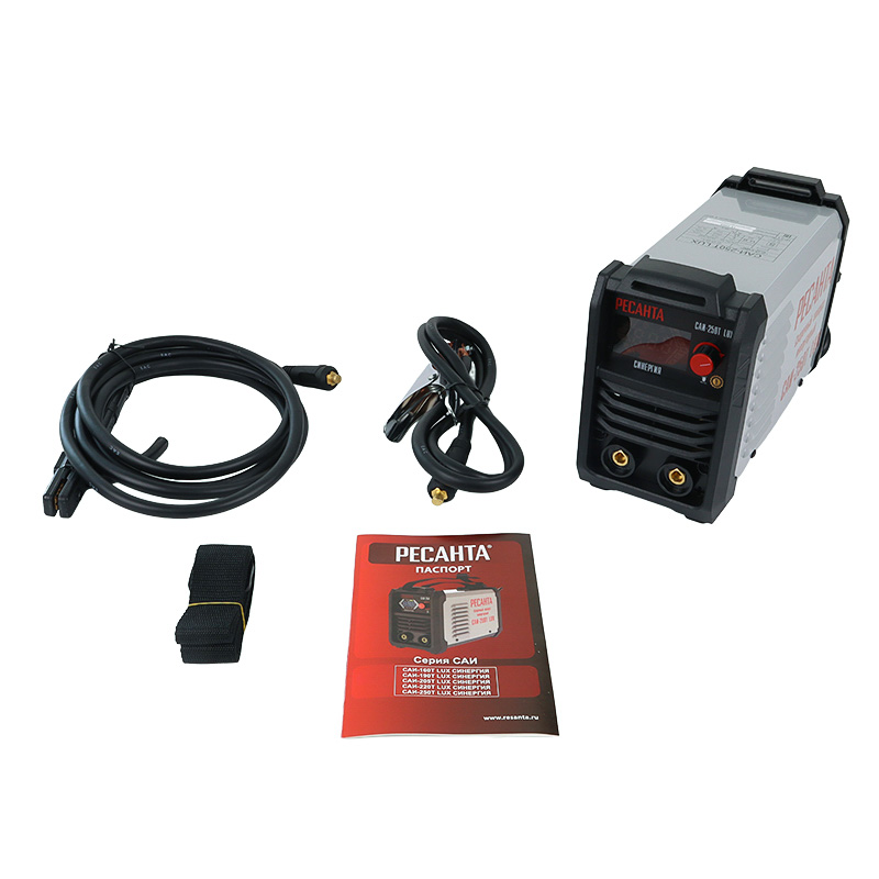 Сварочный инвертор Ресанта САИ-250Т Lux диаметр электрода 5мм