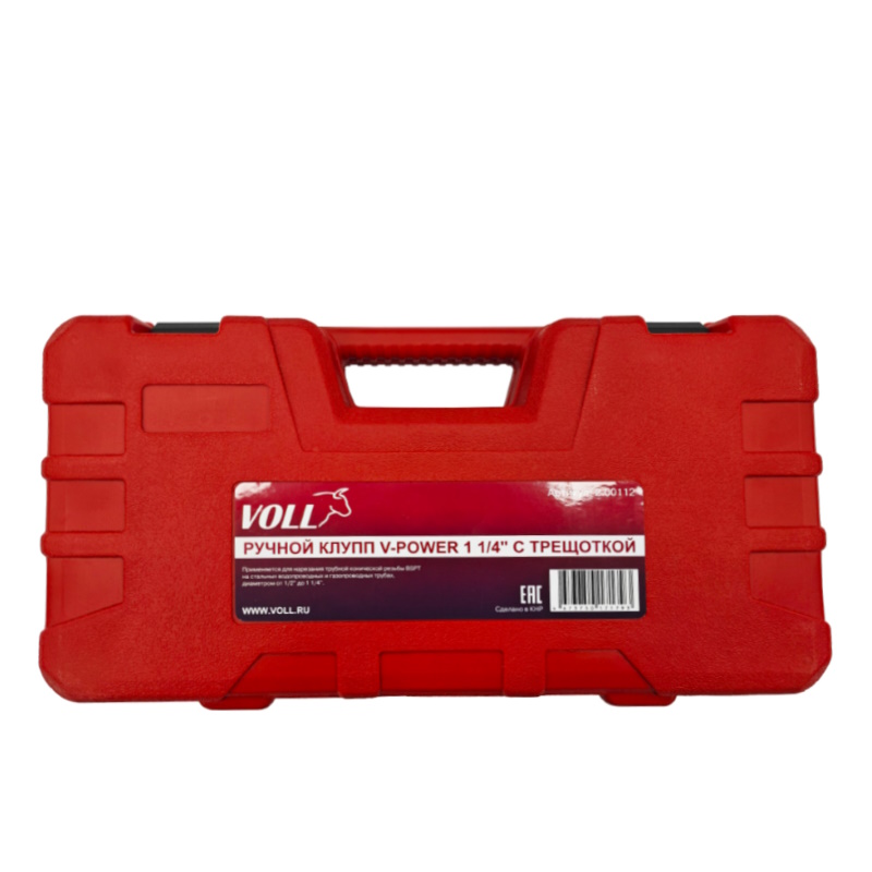 Ручной клупп Voll V-POWER 1 2.00112, 1/4", с трещоткой в Туле
