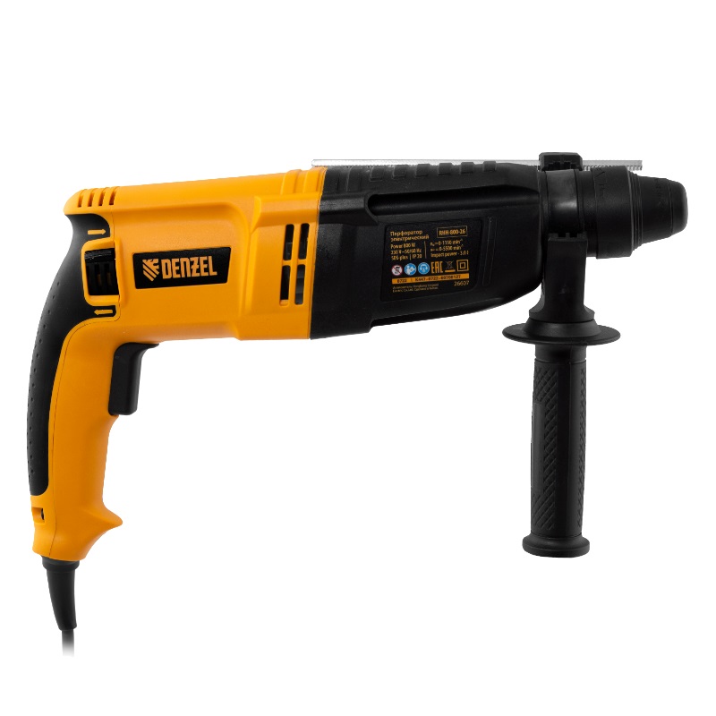 Перфоратор Denzel RHH-800-26 26607 в кейсе, с защитной муфтой в Ярославле