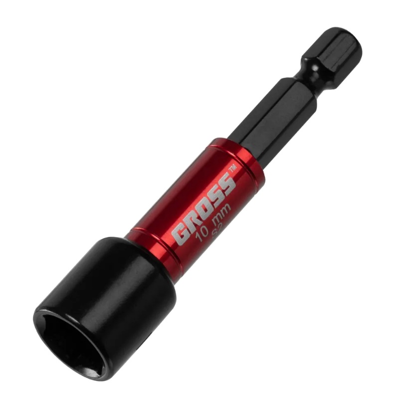 Бита с торцевой головкой Gross 11619 (магнитная, Nut-Driver, 10 мм, S2) в Твери