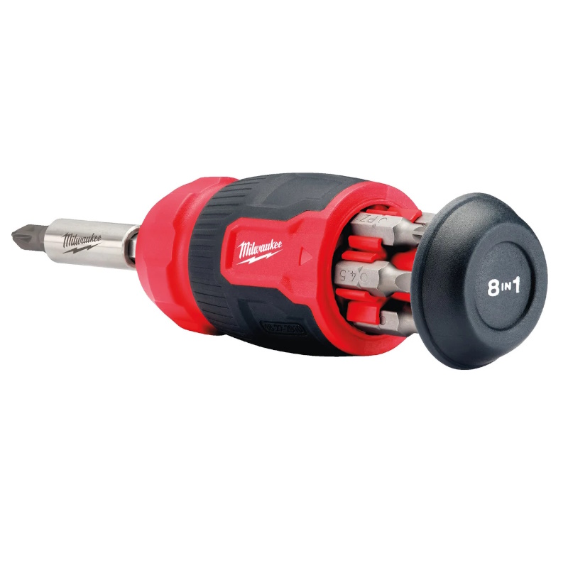 Отвертка универсальная компактная Milwaukee 4932492807, 8 в 1 в Переславле