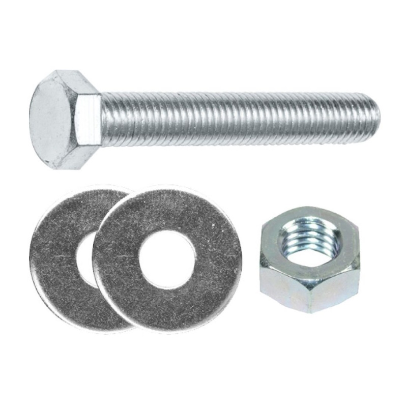 Болт Starfix SMK1-82914-6 М6х60мм шестигранный с гайкой и шайбами 6 шт в зип-локе 83₽